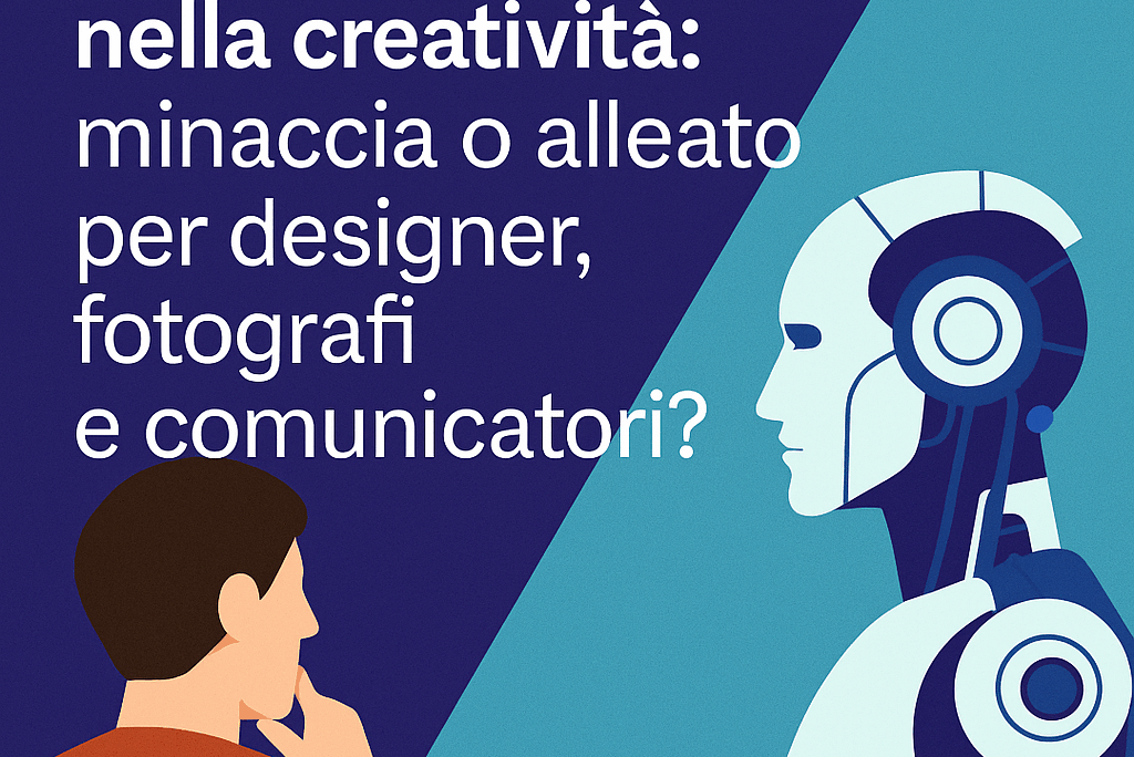 L’intelligenza artificiale nella creatività: minaccia o alleato per designer, fotografi e comunicatori?